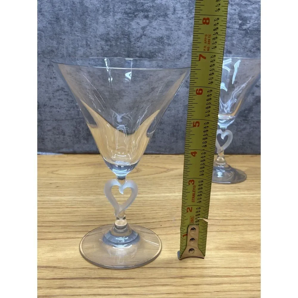Lot‎ Of 2 Lenox Crystal FOREVERMORE MARTIN GLASS 6 5/8
